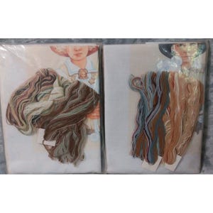 Nadel Treasures Jan Hagara Jody 00558 Diry 00545 Stitchery Kit 1979 10x14" Bild 4