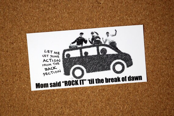 Beastie Boys Vinyl Die Cut Decal Sticker – Black, Glossy Finish (Free Shipping)