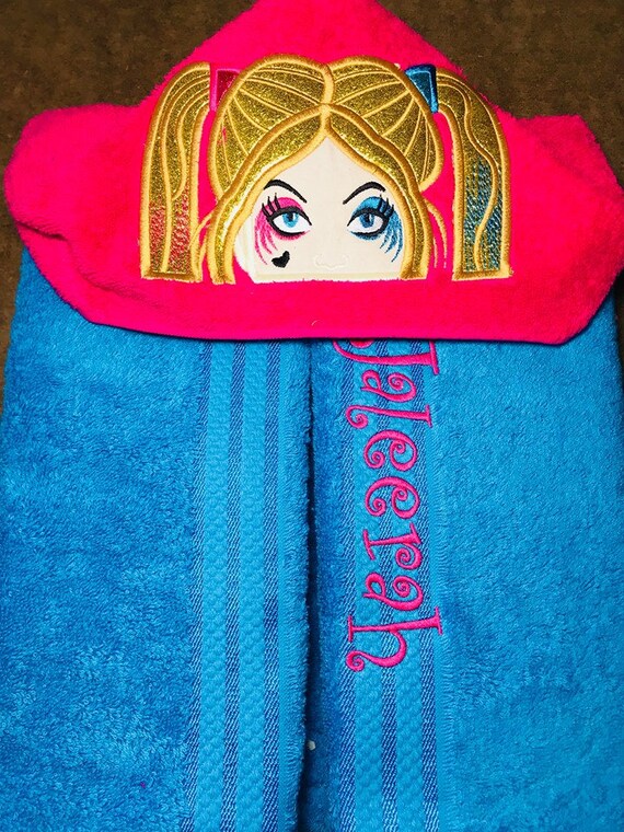 personalised hooded towels