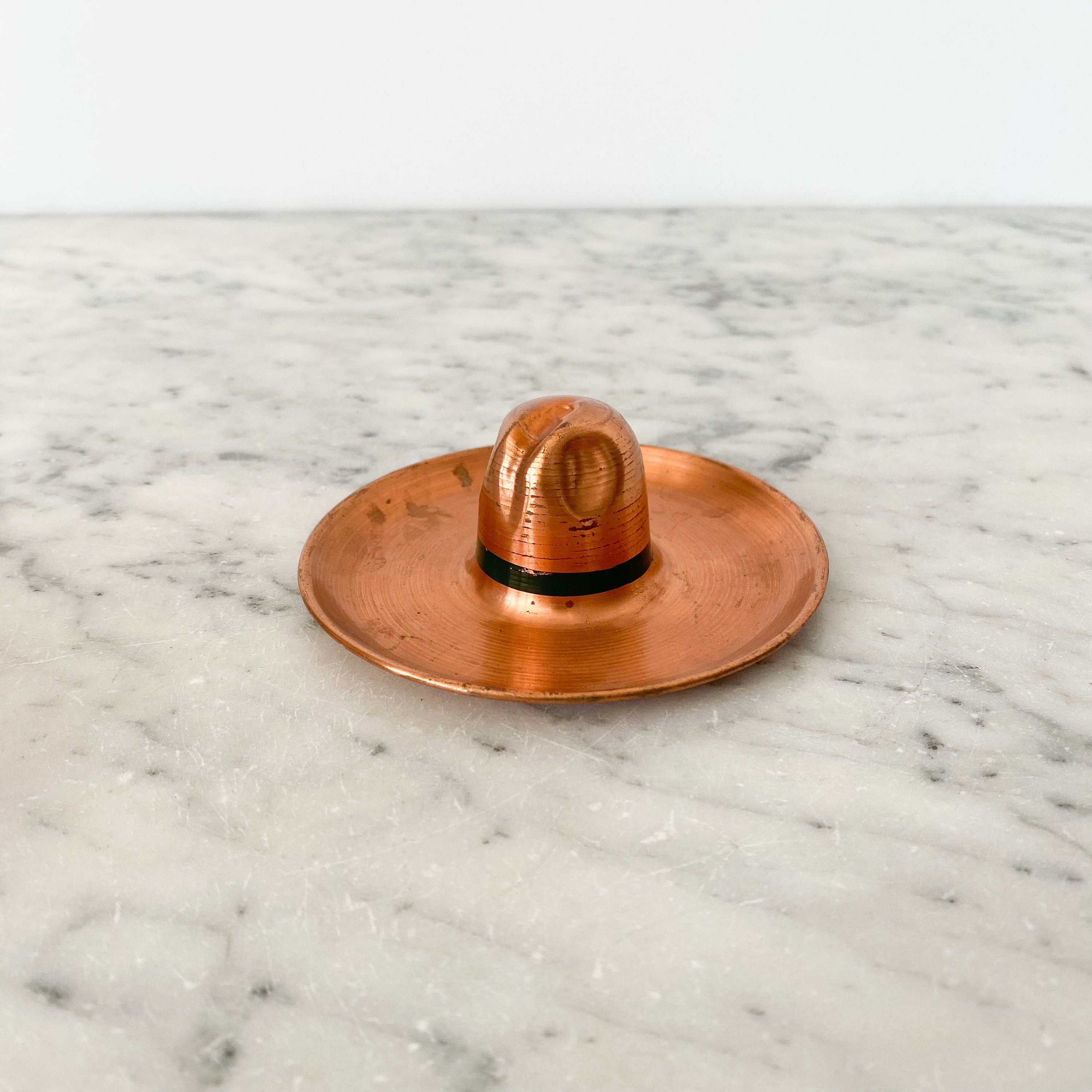 Vintage Copper Cowboy Copper Cowboy Hat Copper