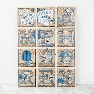 Amphigorey Too by Edward Gorey 1977 First Paperback Edition, Vintage Edward Gorey Book