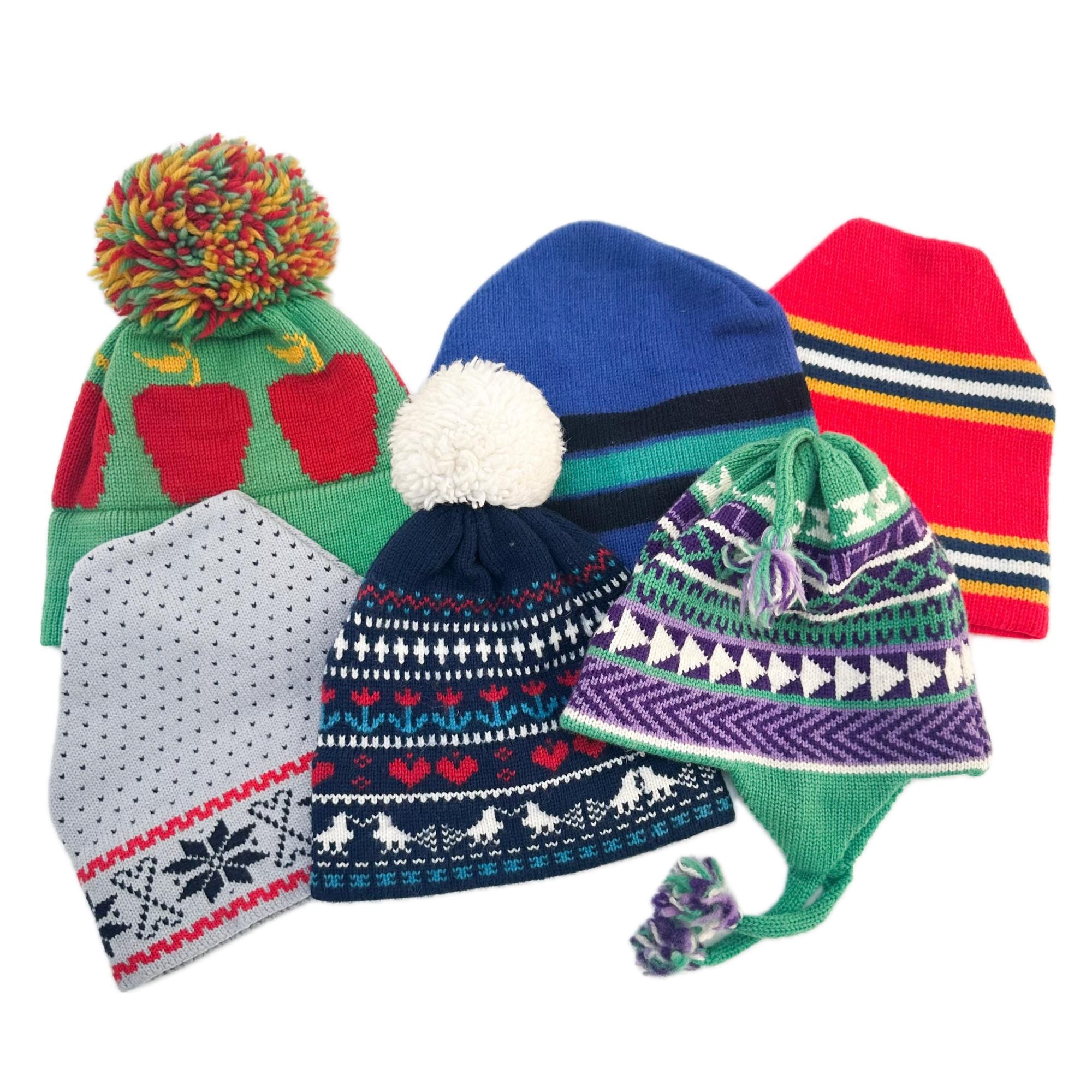 Bonnet Intégral Vintage (casquette/masque) Années 70-80 - Pour Ski, Snowboard, Fait Main, Occasion