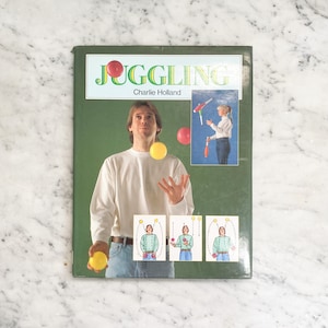 Juggling Book by Charlie Holland 1994 First Edition, Learn How to Juggle Book, Beginner Juggling Book, Juggling Book for Kids