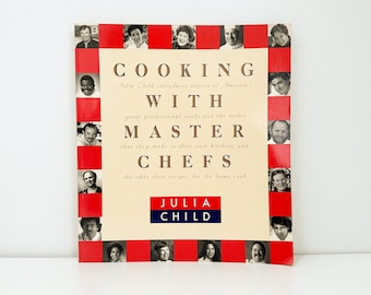 Cooking With Master Chefs 1993 First Edition by Julia Child, Vintage Julia Child Cookbook, Vintage French Cookbook