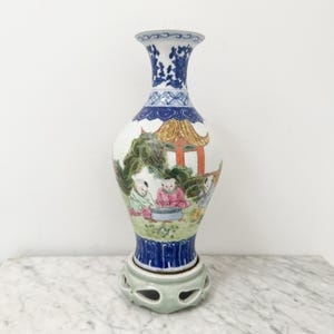 Porcelain Chinese Celadon Vase - Etsy