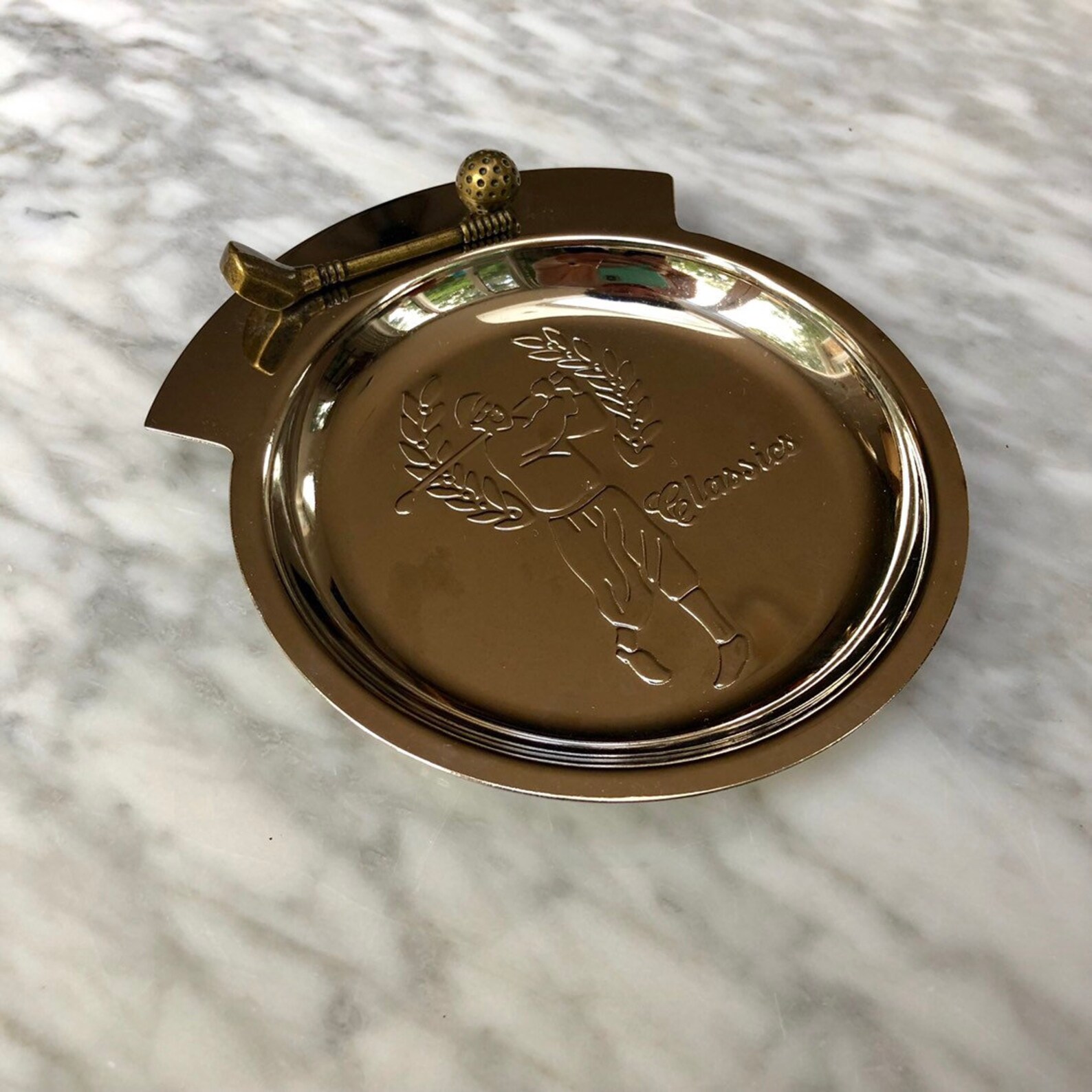 Vintage Golf Dish. Spare Change Dish. Vintage Golf Brass | Etsy