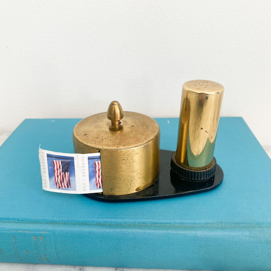 Vintage Postage Stamp Roll Dispenser. Postage Stamp Keeper. Etsy
