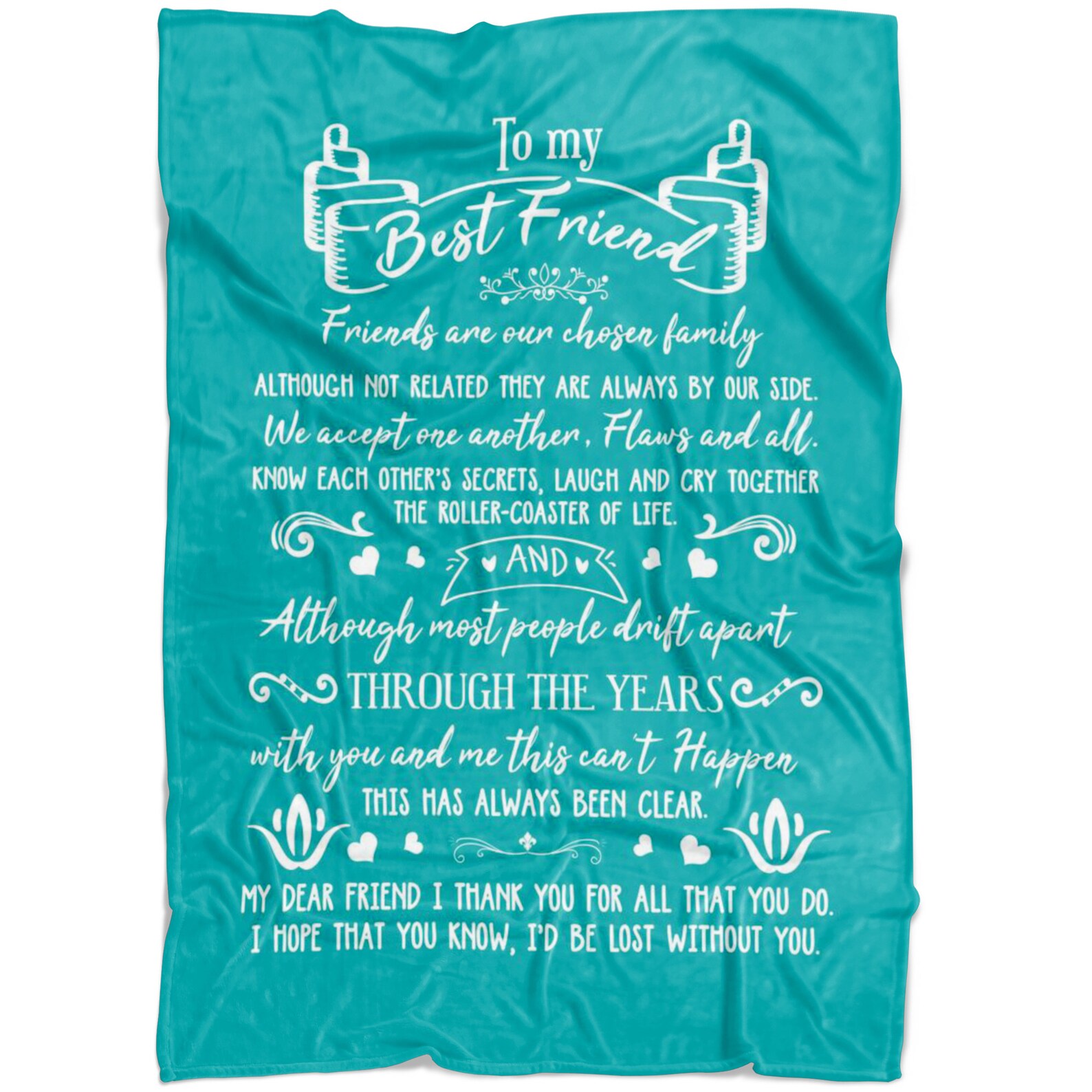 Fleece Blanket Best Friend Gift/Best Friend Blanket/Best Etsy