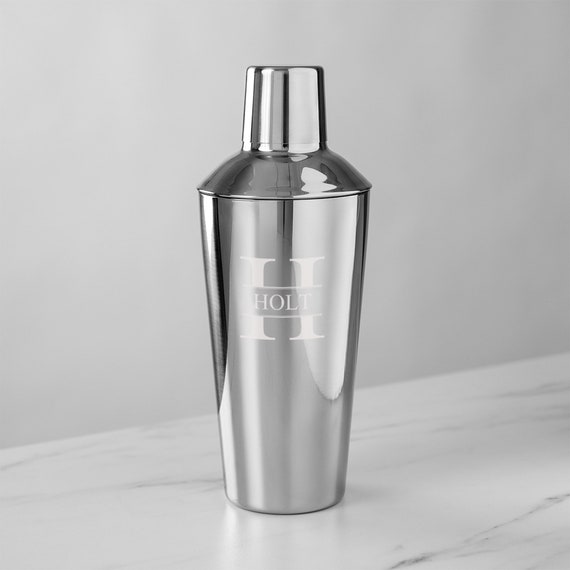 Personalized Cocktail Shaker 16 Oz Custom Engraved Barware Etsy