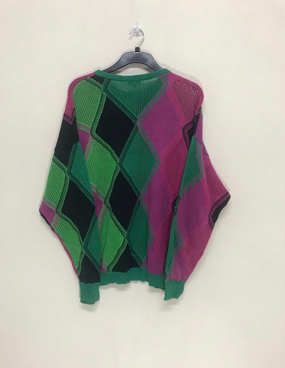 Vintage Knitwear Gianni Versace Jeans Couture Med… - image 3