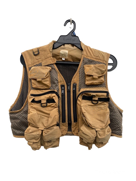 Vintage 90s Tactical Vest Japanese Brand Vest Multi Pocket Outdoor