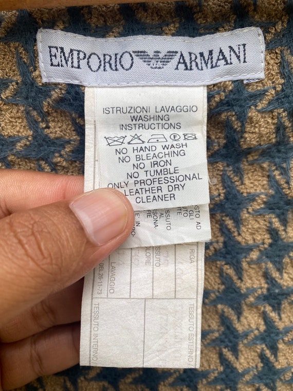 Vintage Emporio Armani Jacket Made In Italy Casual St… Gem