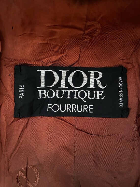 Vintage Japanese Dior Boutique Fourrure Leather Fur Jacket, Made 