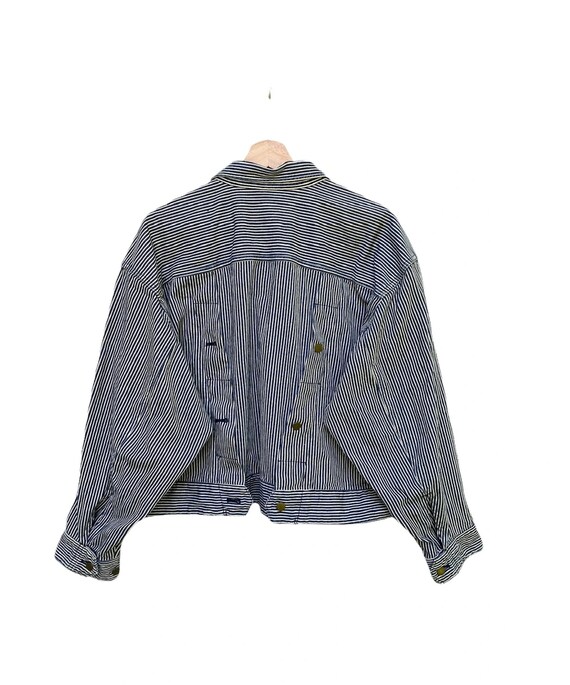 Vintage Issey Miyake X Tsumori Chisato Stripe Jacket Hickory