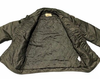 Vintage Japanese Brand Jacket Twenty Works Olive Green Military Style Nylon Jacket Rare
