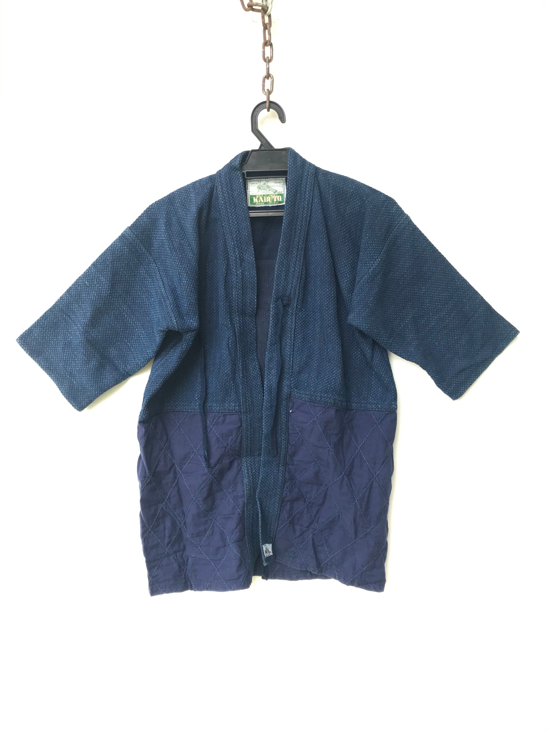 Vintage Visvim Kapital Japanese Kimono Indigo Design Casual Vintage Visvim Kapital Japanese Kimono Indigo Design Casual