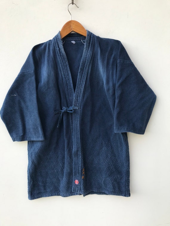 Vintage Visvim Kapital Japanese Kimono Indigo Design Casual Jacket