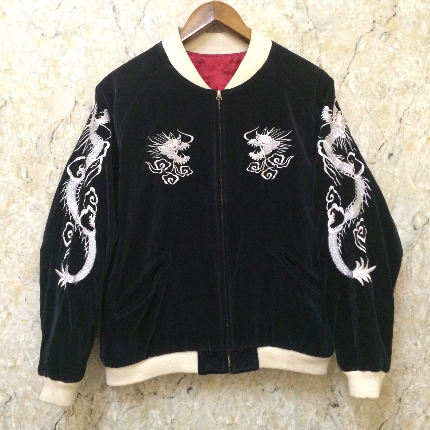 STAMMBAUM/シュタンバウム】 Reversible Sukajan - ジャケット STAMMBAUM/シュタンバウム】 Reversible Sukajan - ジャケット