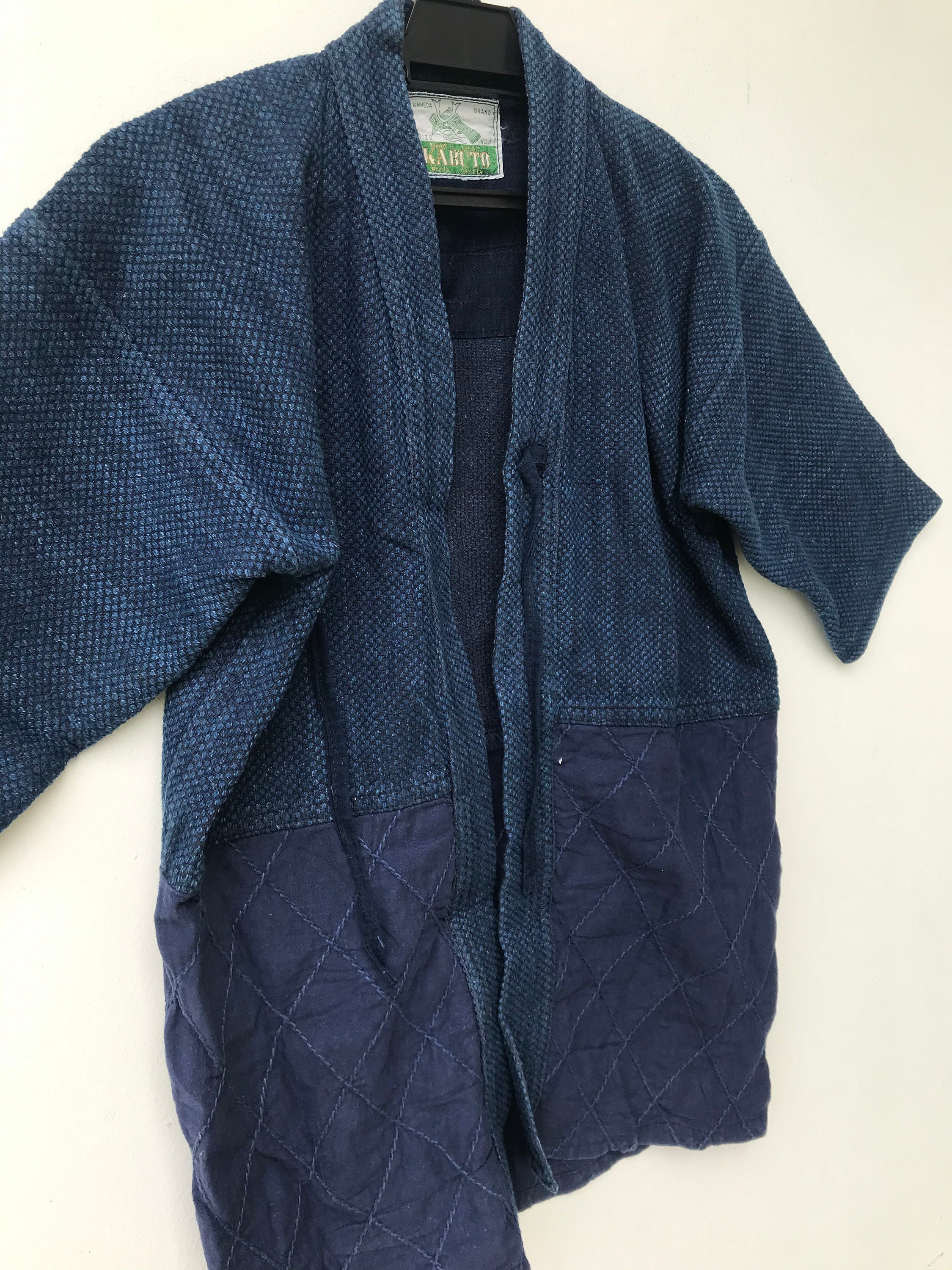 Vintage Visvim Kapital Japanese Kimono Indigo Design Casual