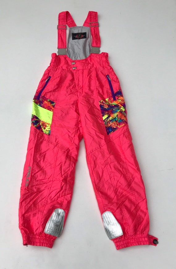 90s colorful overalls