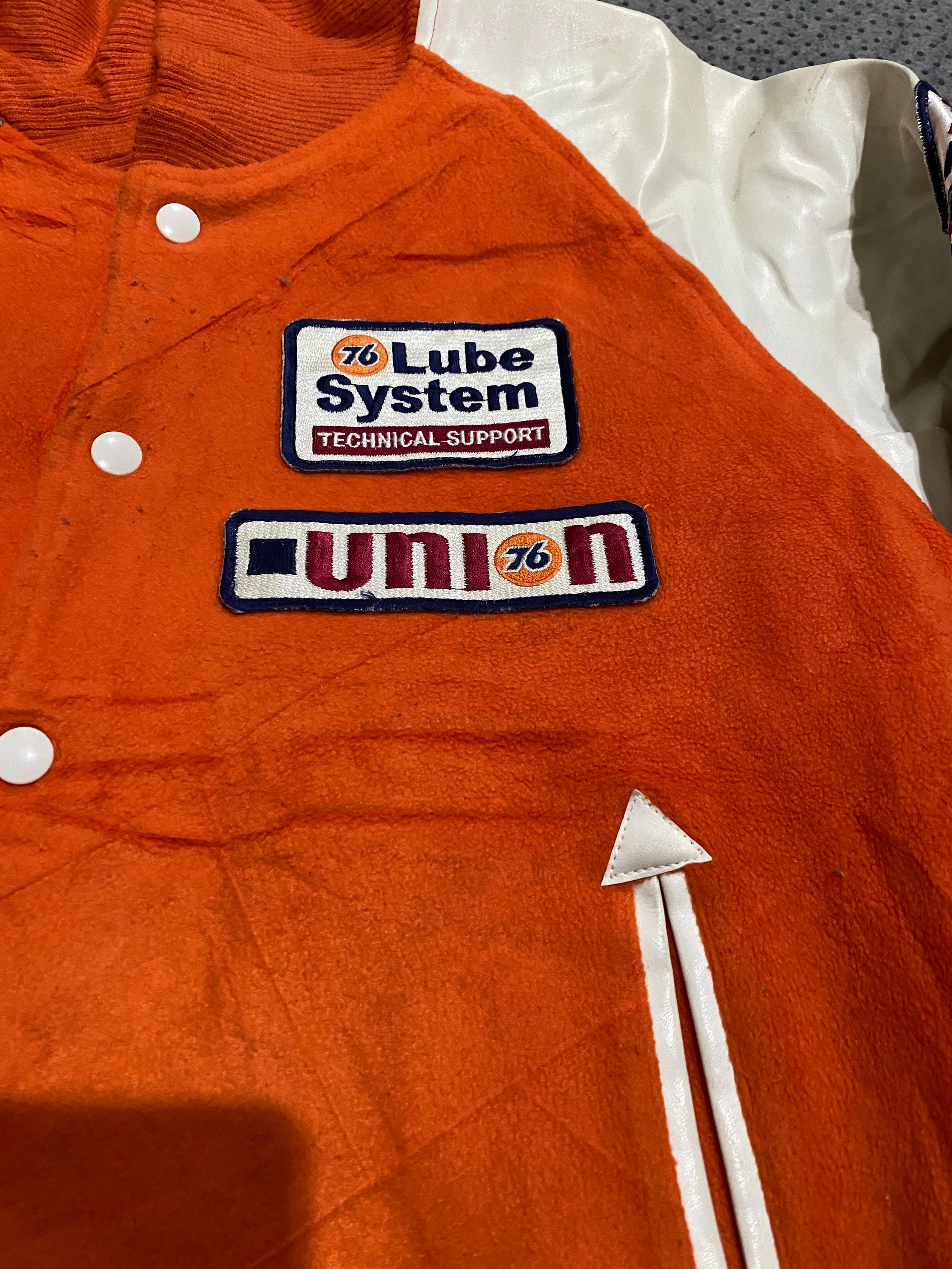 Vintage Varsity Jacket, 76 Lubricant Union Oil Motorsports Vintage Varsity Jacket, 76 Lubricant Union Oil Motorsports