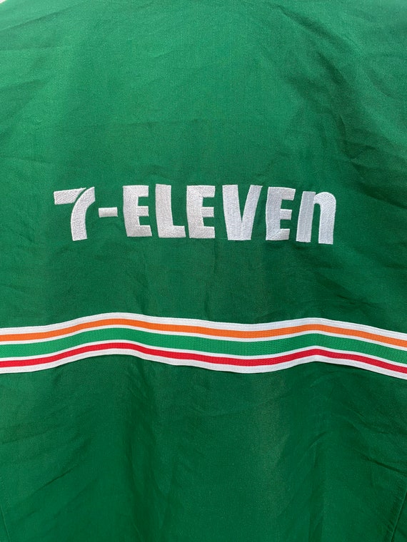 Vintage Seven Eleven Green Rainbow Uniform - image 4