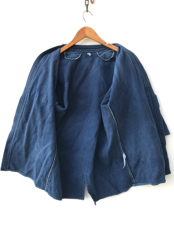 Vintage Visvim Kapital Japanese Kimono Indigo Design Casual Vintage Visvim Kapital Japanese Kimono Indigo Design Casual