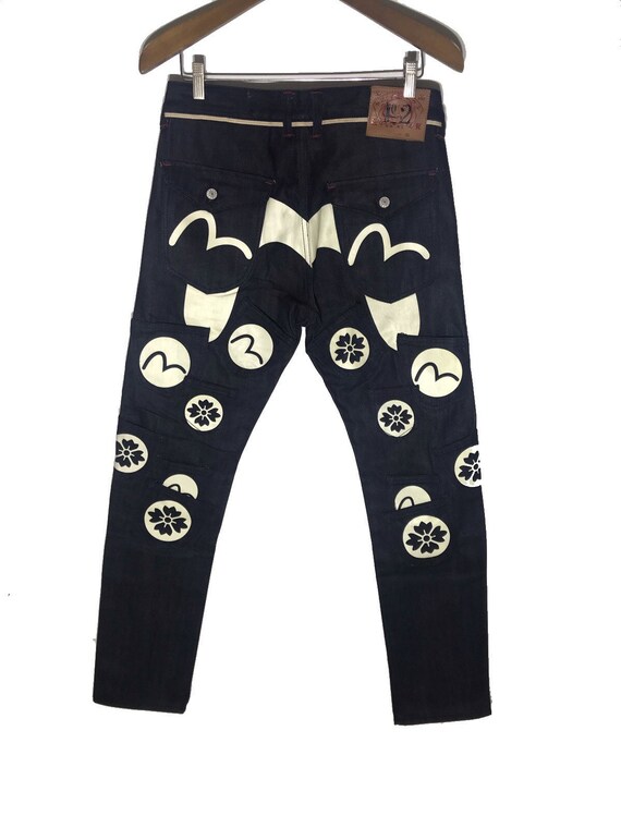 special vintage Evisu many pockets denim