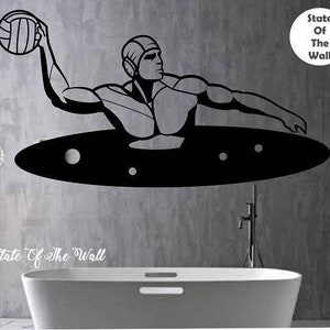 Water Polo Wall Decal THE GOOD LIFE  Sticker Art Decor Bedroom Design Mural sports lifestyle work out home decor