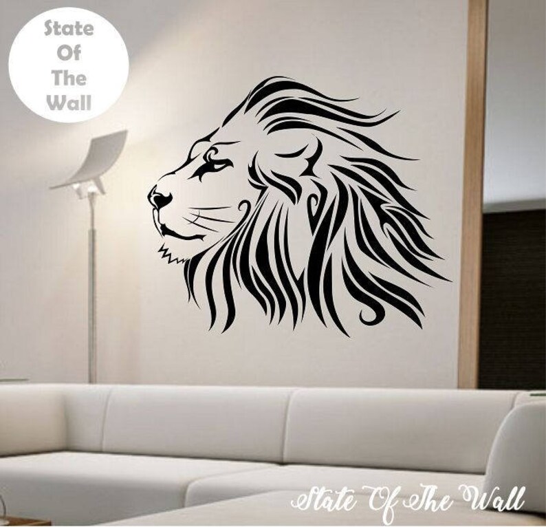 Lion Version 101 Vinyl Wall Decal Sticker Art Decor Bedroom Design ...