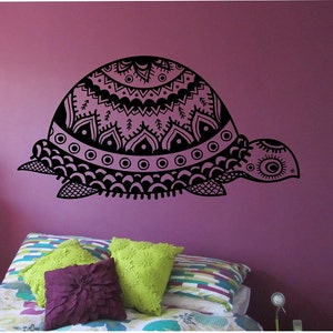 Turtle Wall Decal Sticker Art Decor Bedroom Design Mural  hawaii  Tribal Version 2 Vinyl
