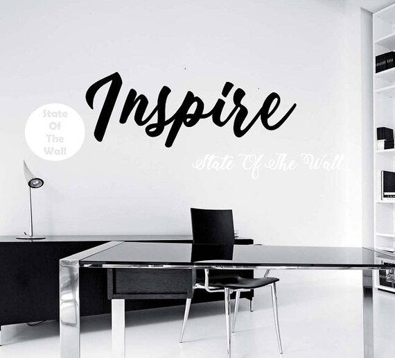 Devis éducatif d\'INSPIRE Wall Sticker autocollant Art Decor Chambre ... Devis éducatif d\'INSPIRE Wall Sticker autocollant Art Decor Chambre ...