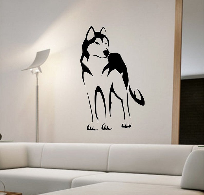 Husky highest quality wall decal stickers