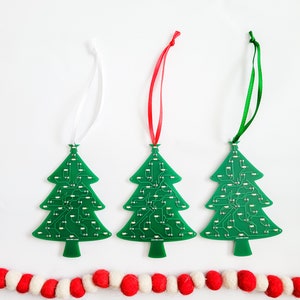 Circuit board Christmas tree ornament image 5