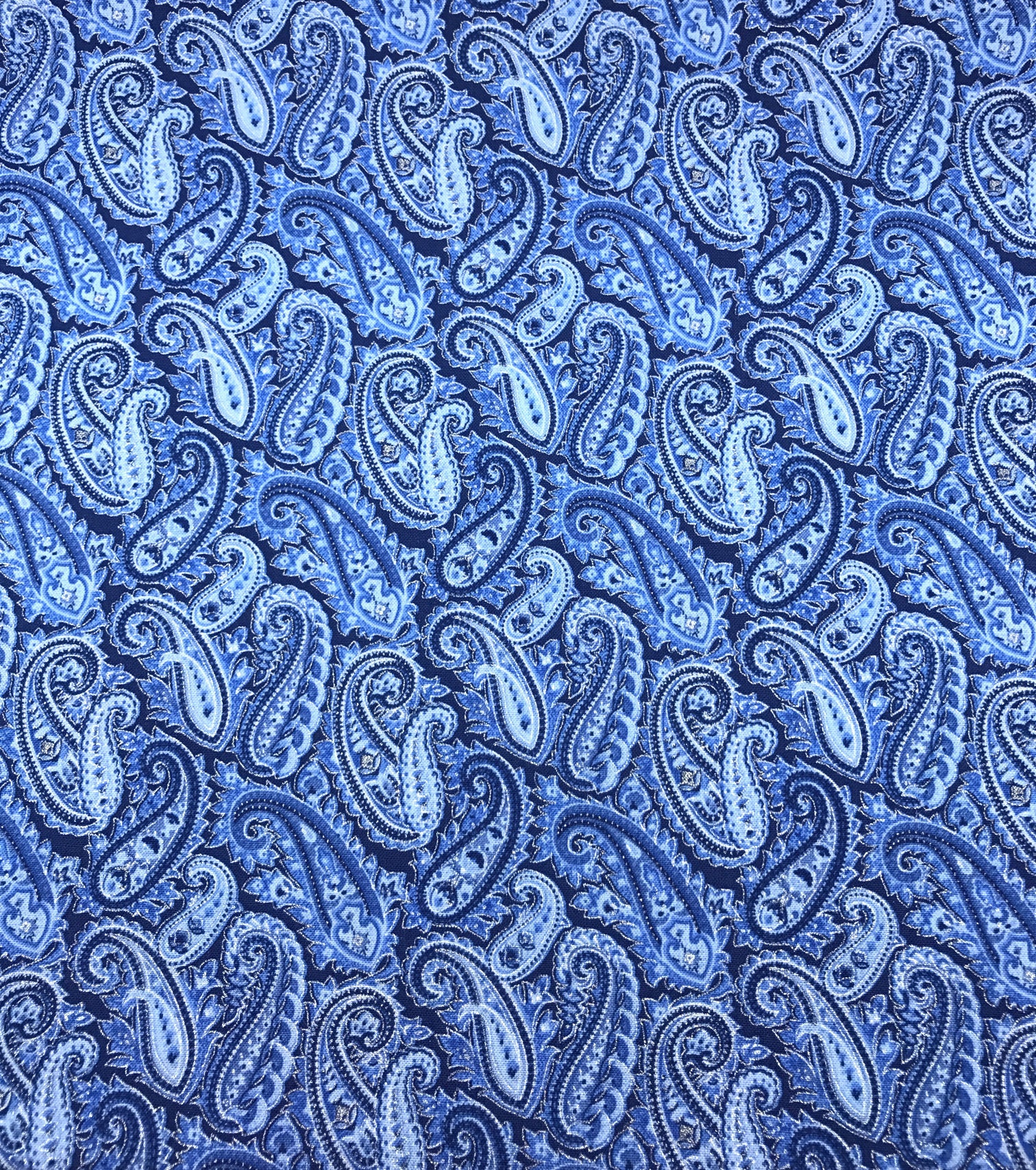 Blue Paisley Pocket Square Blue Floral Pocket Square Double - Etsy
