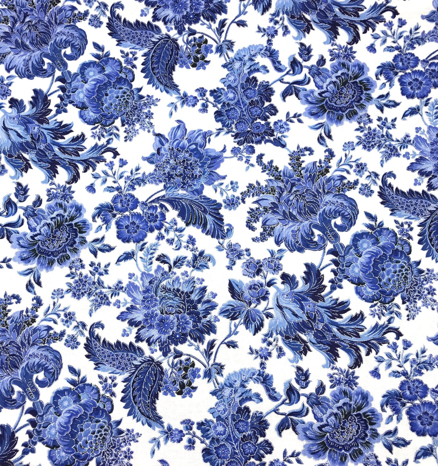 Blue Paisley Pocket Square Blue Floral Pocket Square Double - Etsy