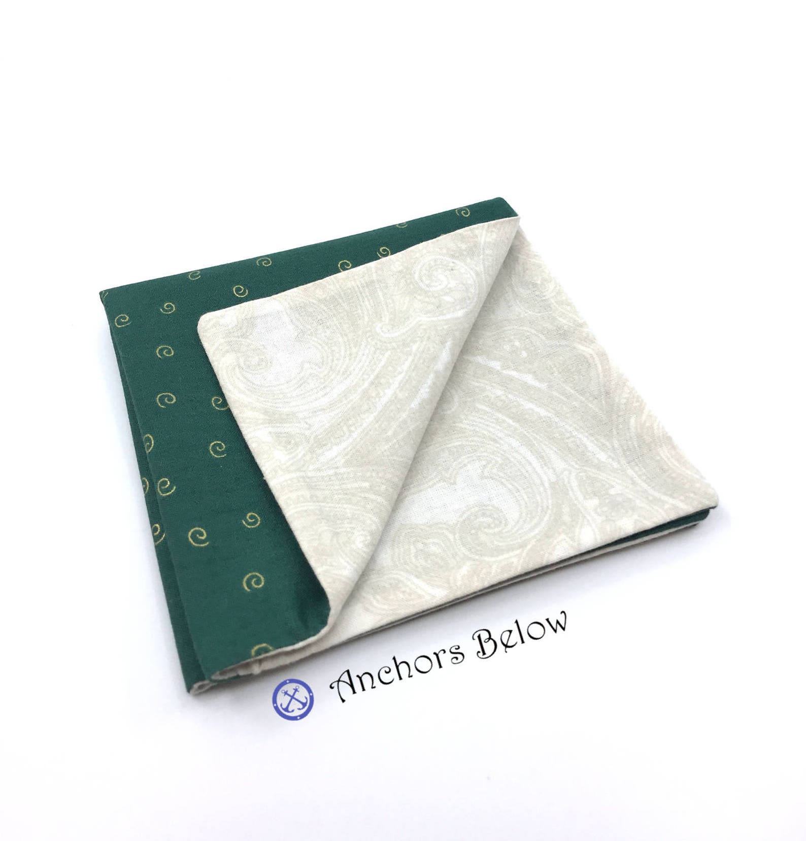 Cambridge Spot Grey/Cream Pocket Square main image 1
