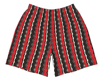 Men's Recycled Athletic Shorts - Georgia Stripe