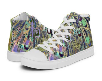 Sneakers alte da donna - Citrus Peacock