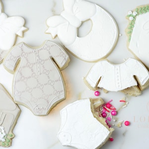 Gender reveal cookie cutter set