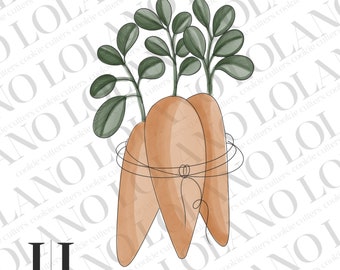 Easter Carrots cookie cutter