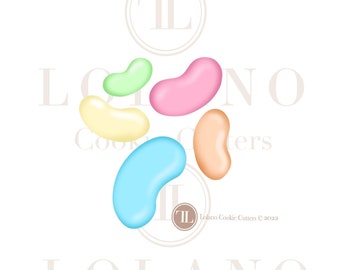 Jelly Bean Cookie Cutter