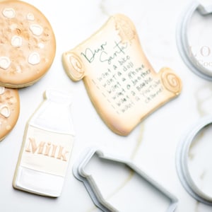 Santa's Milch und Kekse Ausstechformen Set
