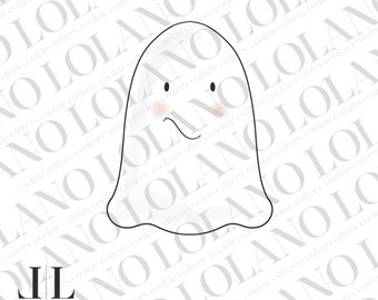 Cute Ghost Cookie Cutter v1