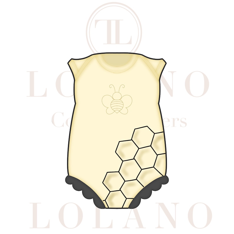 Juego de cortadores de galletas con forma de abeja bebé imagen 3