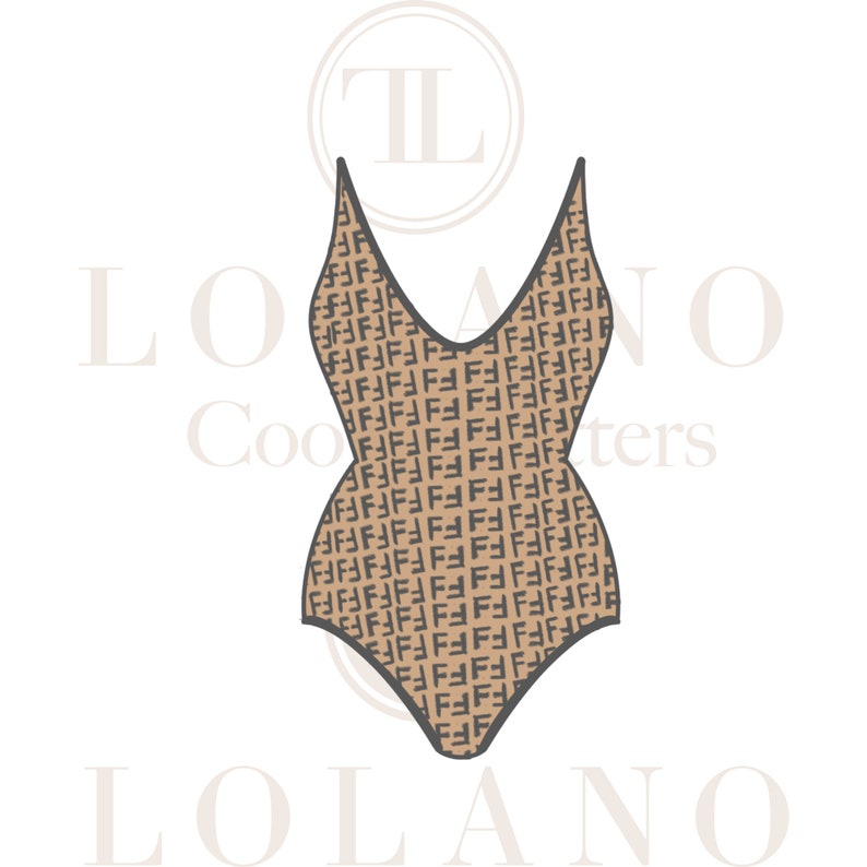 Designer swimsuit cookie cutters SWIMSUIT