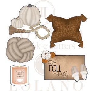 Fall interior design cookie cutters
