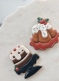 Christmas cakes cookie cutters