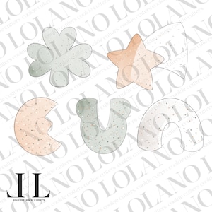 Mini St. Patrick’s day cookie cutter set of 5