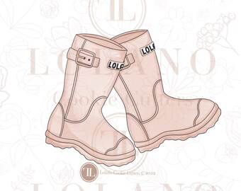 Rain boots cookie cutter